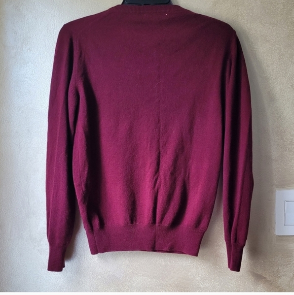 LINGUA FRANCA EMBROIDERED CASHMERE PULLOVER SWEATER - Picture 4 of 6